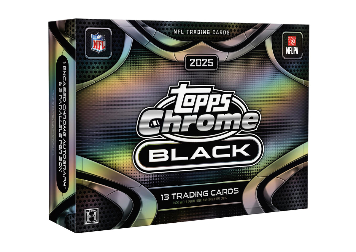 2025 Topps Chrome Black Football Hobby Box – GSC