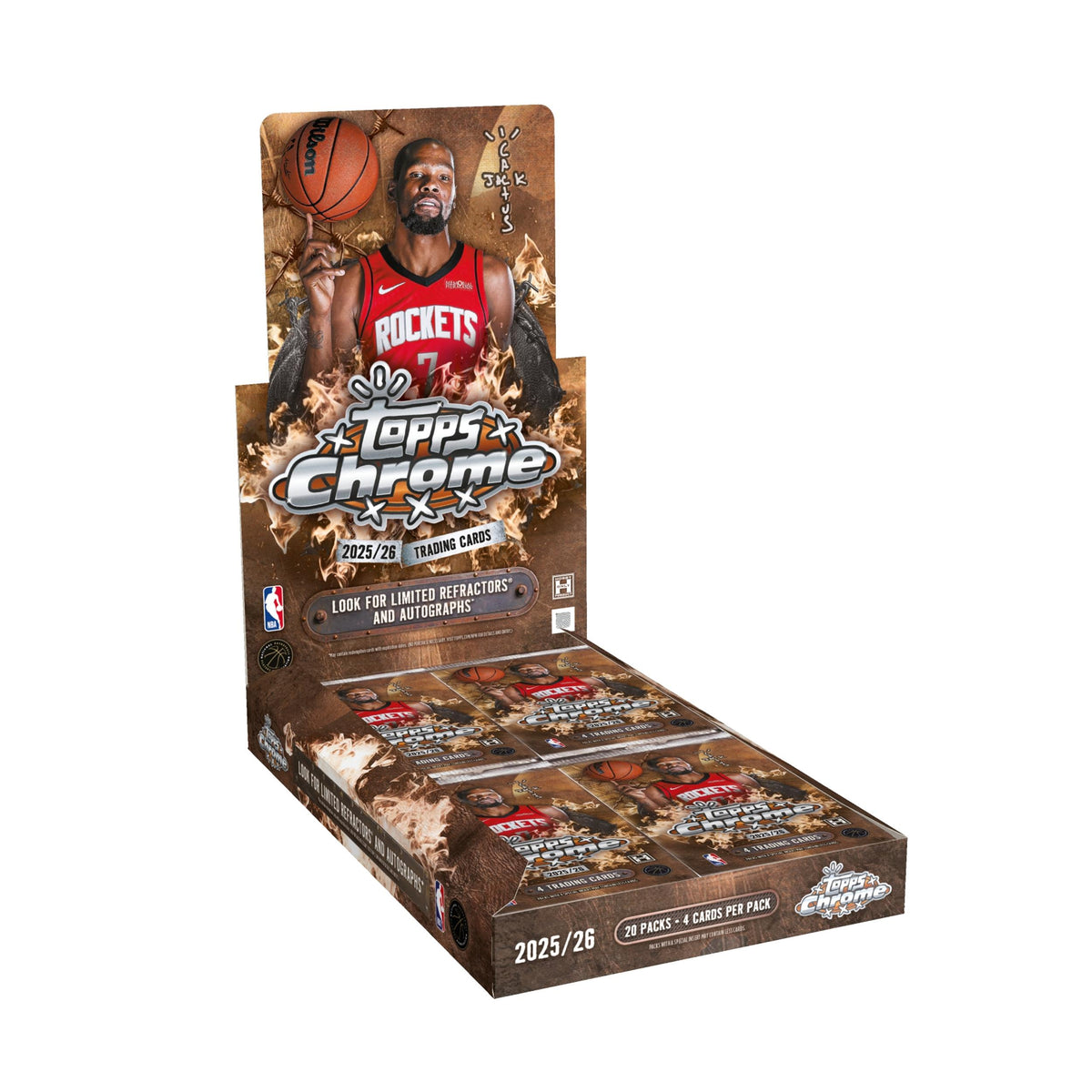 2025-26 Topps Chrome Cactus Jack Basketball Hobby Box – GSC
