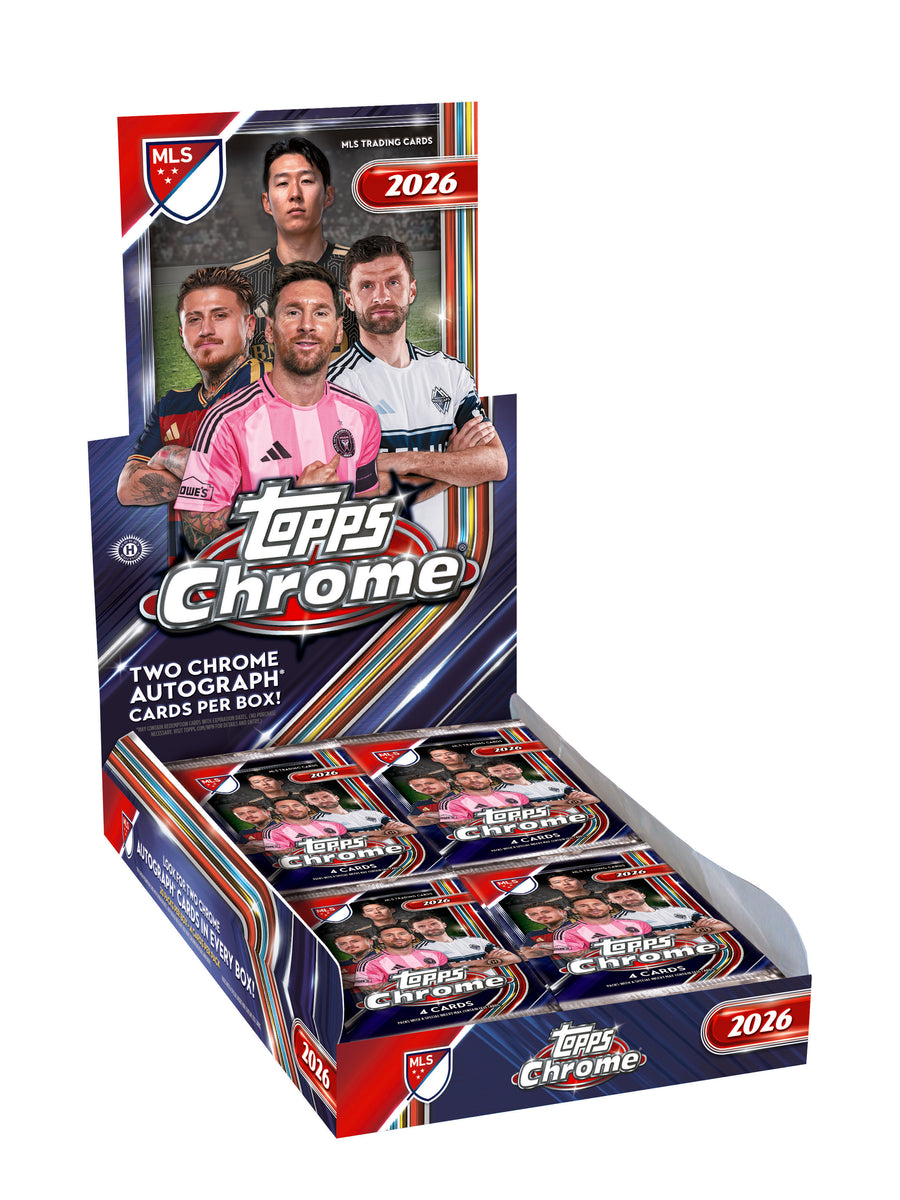 2026 Topps Chrome Soccer Hobby Box – GSC