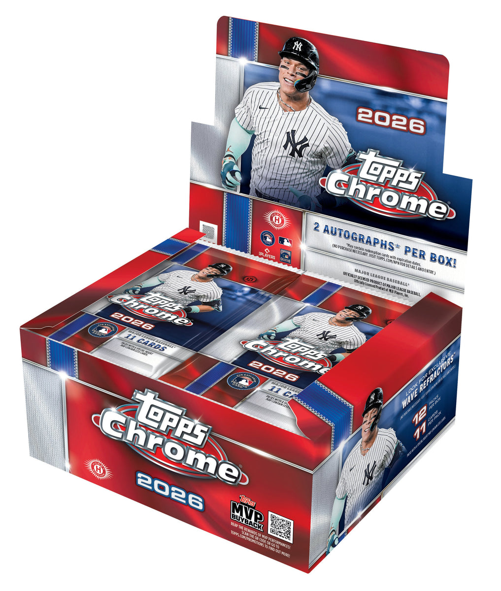 2026 Topps Chrome Baseball Jumbo Box – GSC