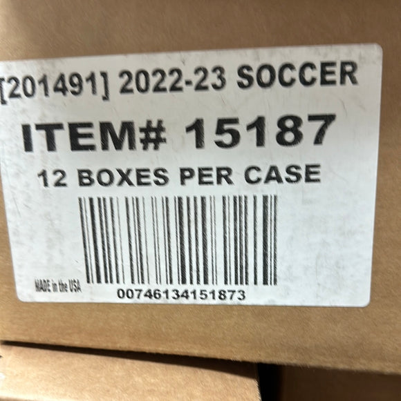 2022-23 Panini Select English Premier League Soccer Hobby 12-Box Case