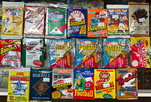 "Memory Lane” Vintage Pack Lot LIMITED EDITION RUN Guaranteed ONE 1989 Upper Deck Baseball Pack from a SEALED CASE!