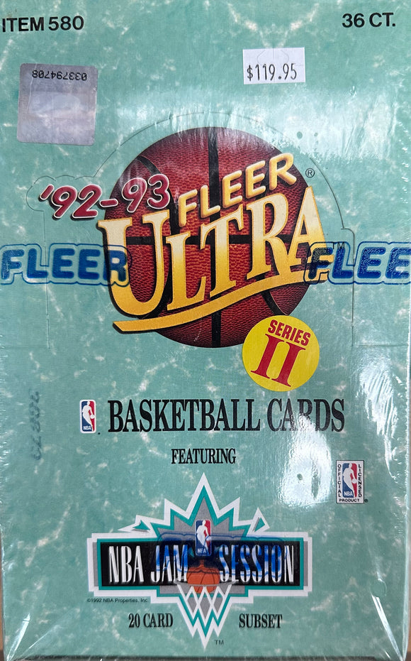 1992-93 Fleer Ultra Basketball Series 2 Box Sealed