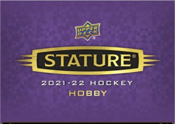 2021-22 Upper Deck Stature Hockey Hobby 16-Box Case