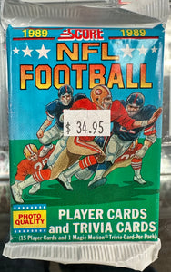 1989 Score Football Pack