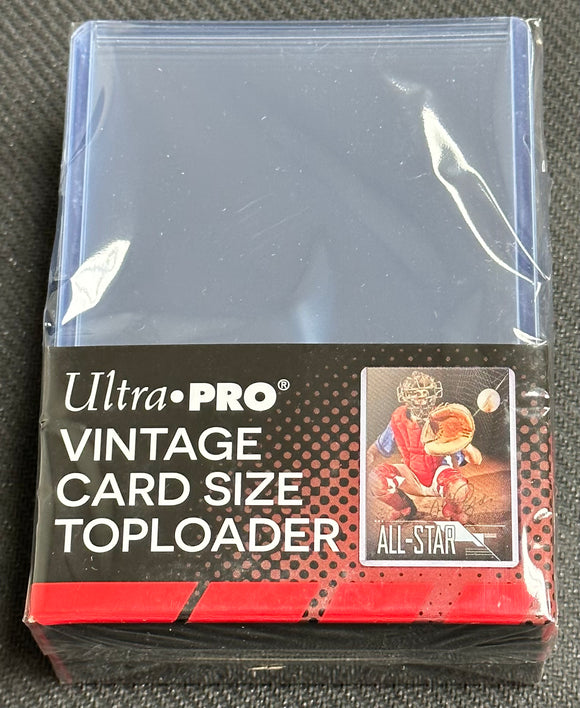 Ultra Pro Vintage Card Size Toploaders