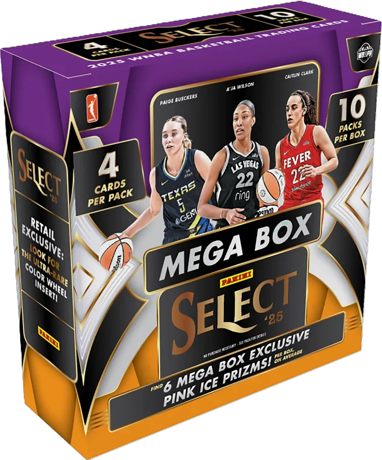 2025 Panini Select WNBA Basketball Mega Box (PINK ICE) – GSC