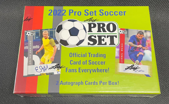 2022 Pro Set Soccer Hobby Box