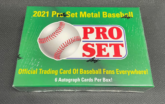 2021 Pro Set Metal Baseball Hobby Box