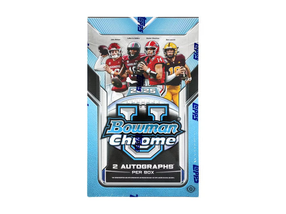 2025 Bowman Chrome University Football Hobby Box