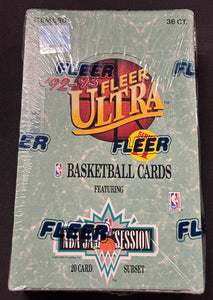 1992 Fleer Ultra Basketball Series 2 Hobby Box