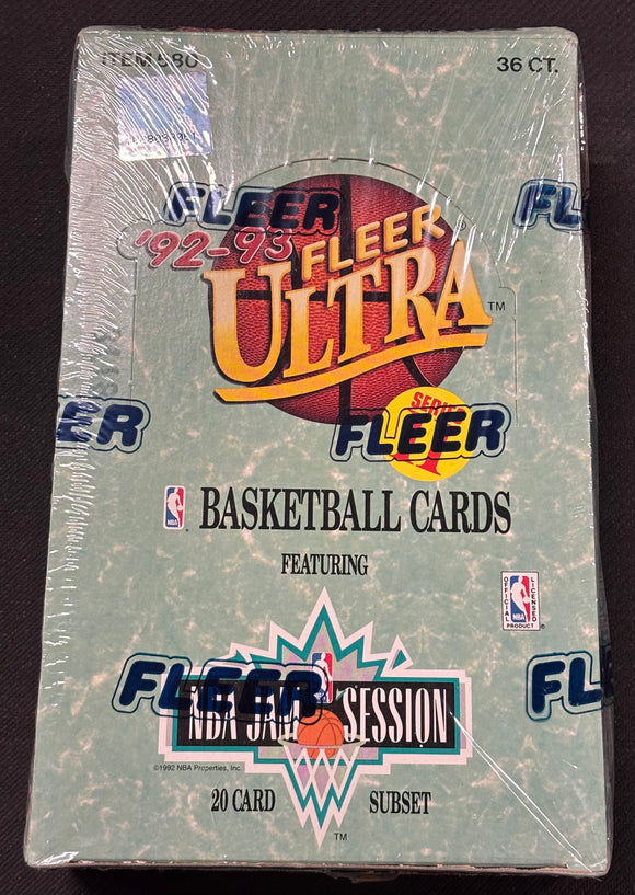 1992 Fleer Ultra Basketball Series 2 Hobby Box