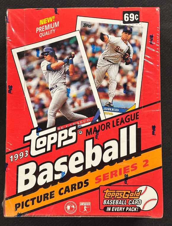 1993 Topps Series 2 Baseball Wax Box