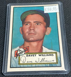 1952 Topps Davey Williams #316