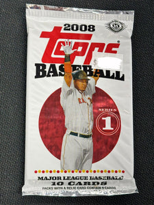 2008 Topps Series 1 Baseball Hobby Pack
