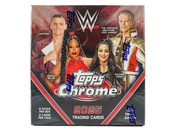 2025 Topps Chrome WWE Mega Box