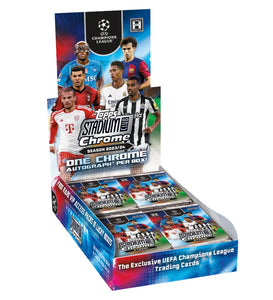 2023-24 Topps UEFA Club Competitions Stadium Club Chrome Soccer Hobby Box