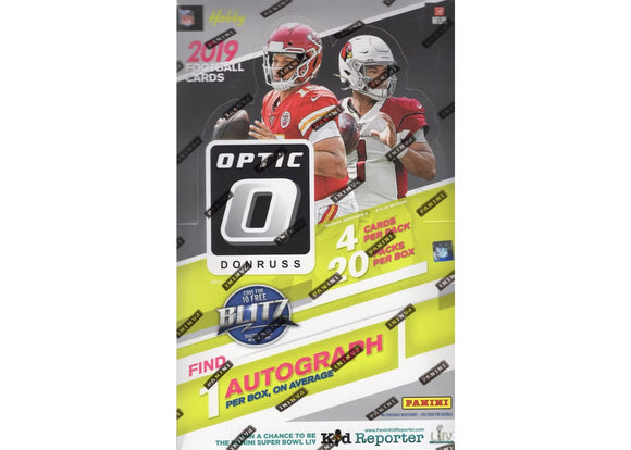 2019 Panini Donruss Optic Football Hobby Box