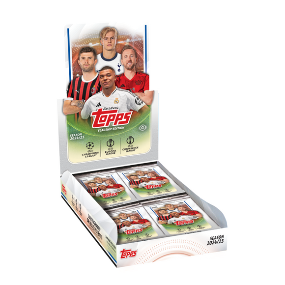 2024-25 Topps UEFA Club Competitions Soccer Hobby Box