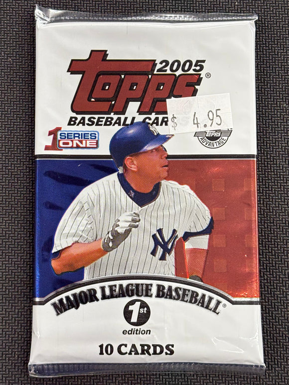 2005 Topps Series 1 Baseball Hobby 1st Edition Pack