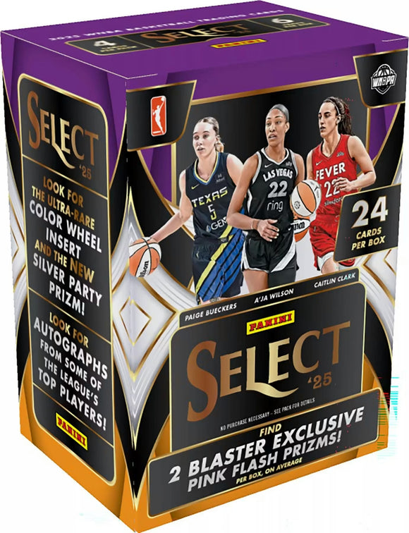 2025 Panini Select WNBA Basketball Blaster Box (Pink Flash Prizms