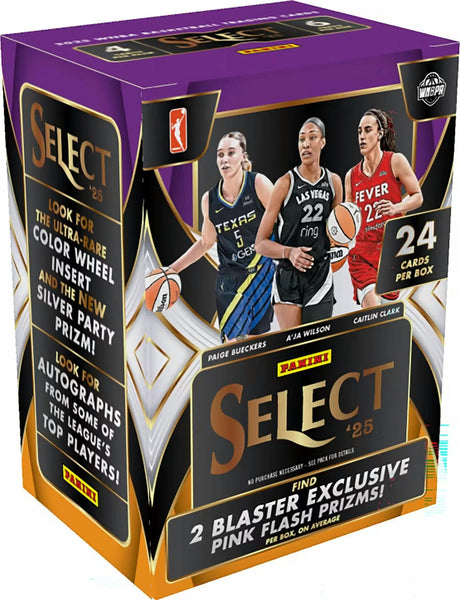 2025 Panini Select WNBA Basketball Blaster Box (Pink Flash Prizms