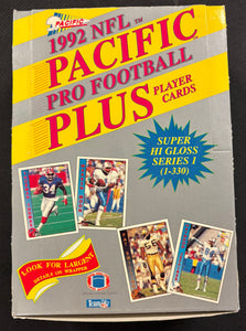 1992 NFL Pacific Football Wax Box