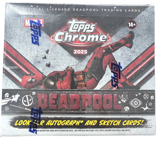 2025 Topps Chrome Marvel Deadpool Hobby Box – GSC