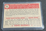 1952 Topps Davey Williams #316