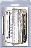 Zander Mueth Bowman - Chrome Prospect Autographs Aqua Lava Refractor CDA-ZM