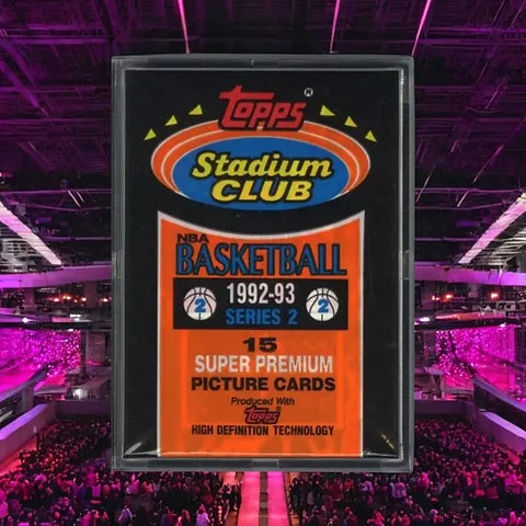 1992-93 Topps Stadium Club Basketball PACK **SERIES 2**From A Sealed Case