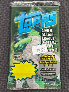 1999 Topps Series 2 Baseball Wax Pack