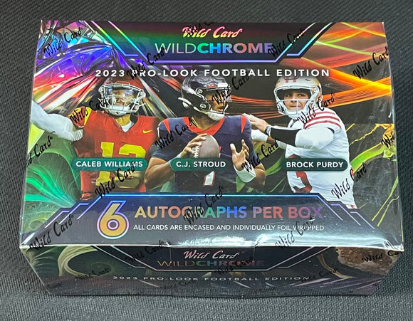 2023 Wild Card Wildchrome Pro-Look Football Edition Box