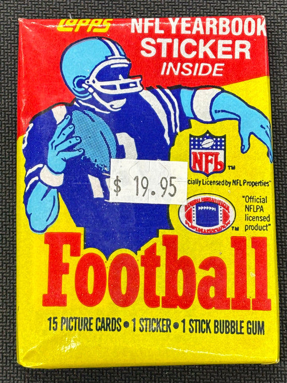 1985 Topps Football Wax Pack