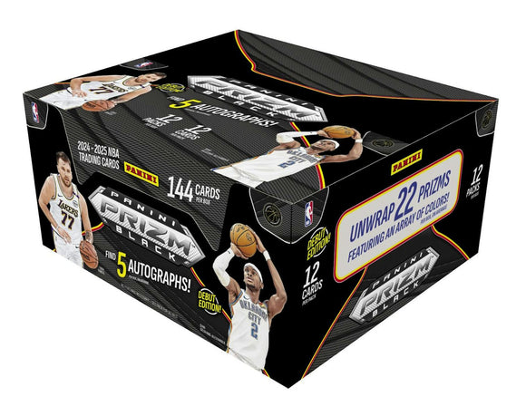2024-25 Panini Prizm Black Basketball Hobby Box