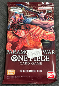 One Piece Paramount War English Booster Pack OP-02