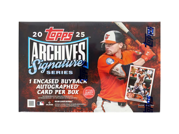 2025 Topps Archives Signature Series Active Player Edition Baseball Hobby Box