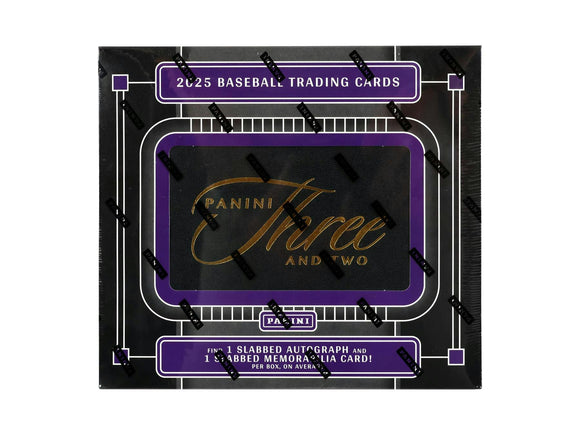2025 Panini Three & Two Baseball Hobby Box