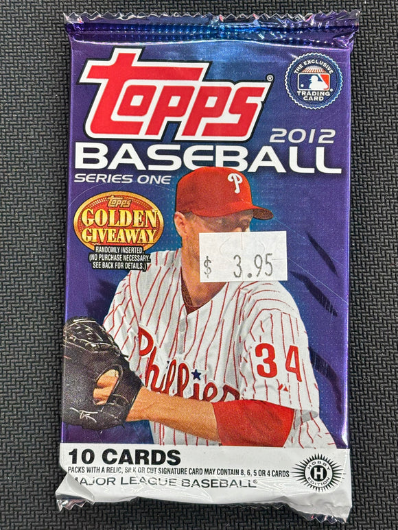 2012 Topps Series 1 Baseball Hobby Pack