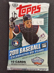 2011 Topps Series 2 Baseball Hobby Pack