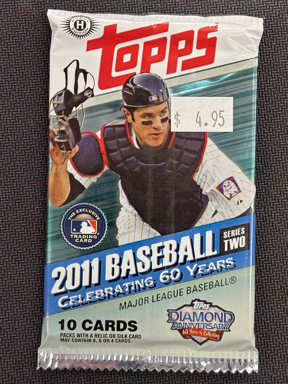 2011 Topps Series 2 Baseball Hobby Pack