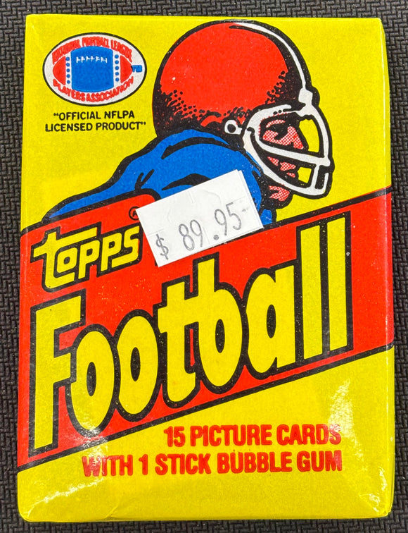 1981 Topps Football Wax Pack (CHASE - Joe Montana RC's )