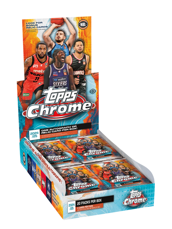 2024-25 Topps Chrome NBL Basketball Hobby Box