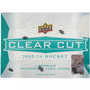 2023-24 Upper Deck Clear Cut Hockey Hobby Box