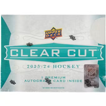2023-24 Upper Deck Clear Cut Hockey Hobby Box
