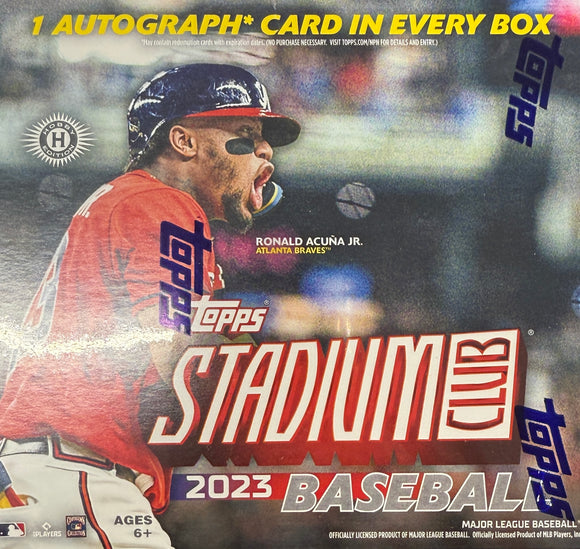 2023 Topps Stadium Club Baseball Hobby Compact Box