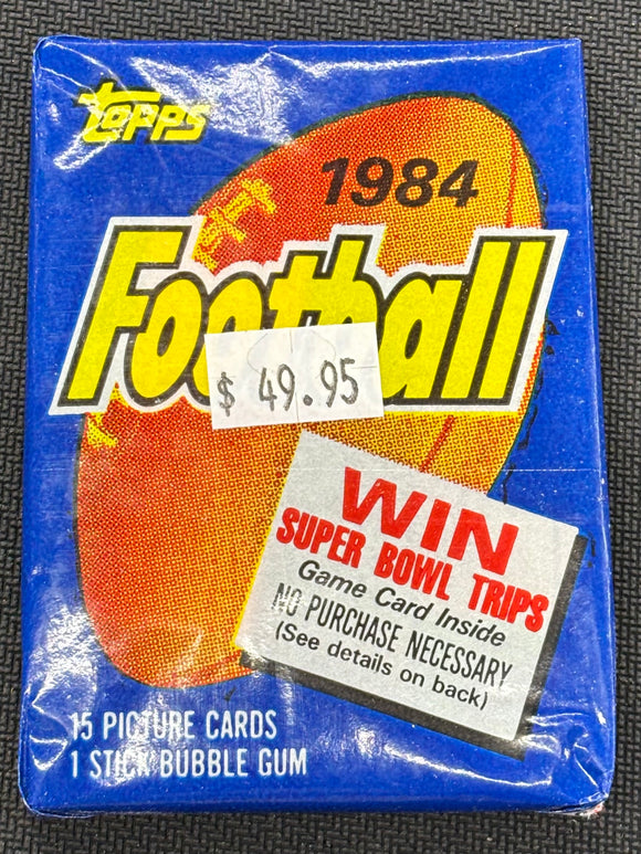 1984 Topps Football Wax Pack