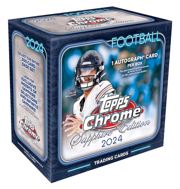 2024 Topps Chrome Football Sapphire Box