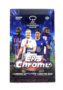 2022-23 Topps UEFA Women's Champions League Chrome Soccer Hobby Box