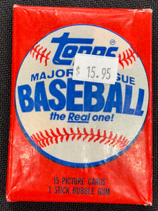 1985 Topps Baseball Wax Pack